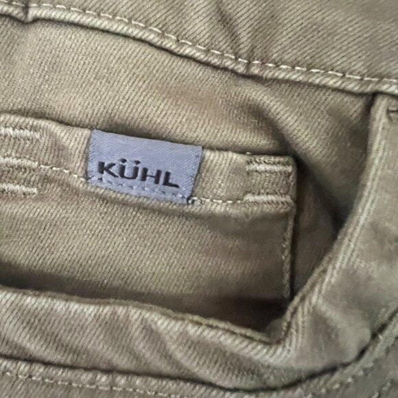 Kuhl Kontour Skinny Stretch Cotton Jeans, Olive, Size 6L - Picture 7 of 10